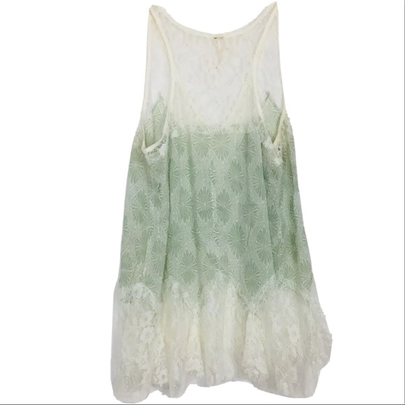 Free People Lace tank top Blouse size small - Picture 6 of 8